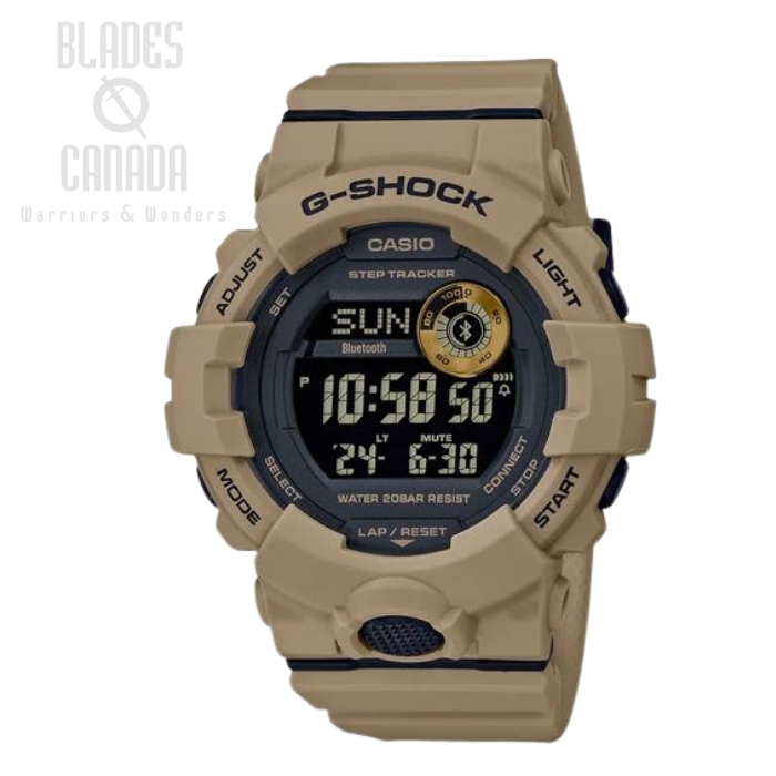 G-Shock GBD800UC-5 Watch, Tan