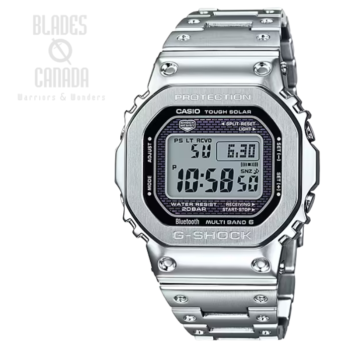 Casio G-Shock GMW-B5000D-1 Watch - Stainless Steel (image for) Casio G-Shock GMW-B5000D-1 Watch - Stainless Steel