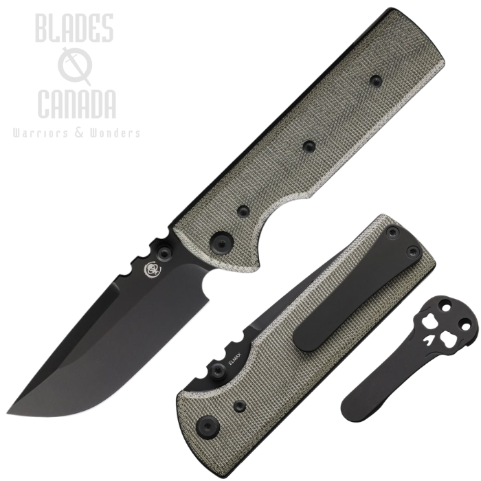 Chaves NTAK Redencion Folding Knife, Elmax Black Drop Point, Micarta Green, 14472 (image for) Chaves NTAK Redencion Folding Knife, Elmax Black Drop Point, Micarta Green, 14472