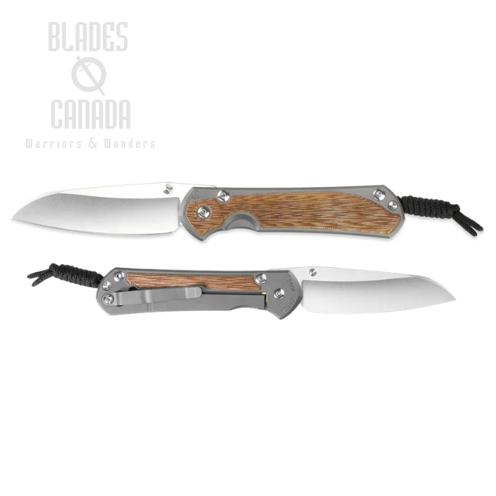 Chris Reeve Large Sebenza 31 Insingo Framelock Folding Knife, MagnaCut SW, Titanium Glass Blasted w/Micarta Natural Inlay, L31-1226 (image for) Chris Reeve Large Sebenza 31 Insingo Framelock Folding Knife, MagnaCut SW, Titanium Glass Blasted w/Micarta Natural Inlay, L31-1226