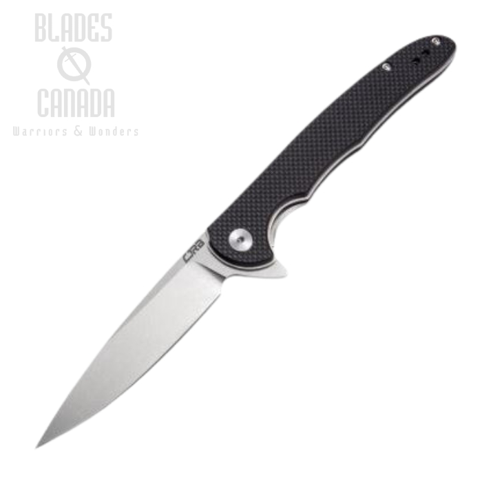 CJRB Briar Flipper Folding Knife, D2, Black G10, J1902BKF