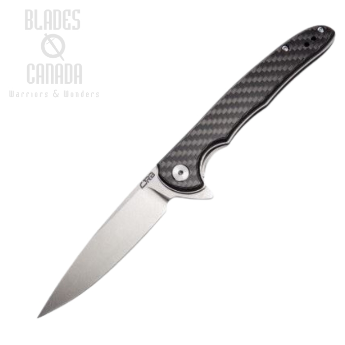 CJRB Briar Flipper Folding Knife, D2, Carbon Fiber, J1902CF