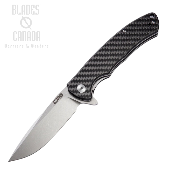 CJRB Taiga Flipper Folding Knife, AR-RPM9 Steel, Carbon Fiber, J1903-CF