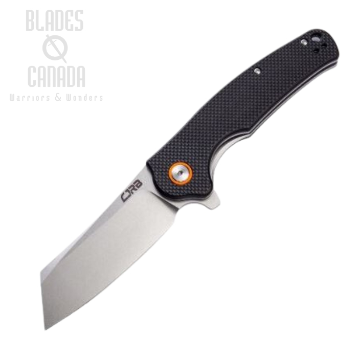 CJRB Crag Flipper Folding Knife, D2 Steel, G10 Black, J1904BKF