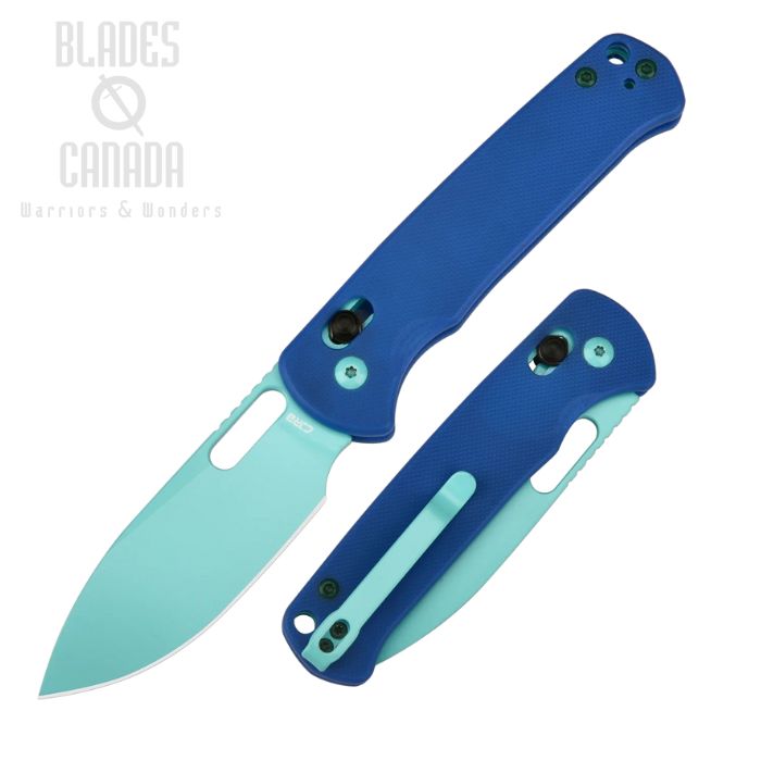 CJRB Hectare Crossbar Lock Folding Knife, AR-RPM9 Blue, G10 Blue, J1935-WEPU