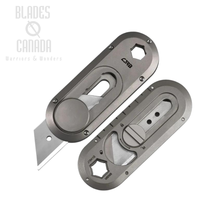 CJRB Breeze EDC Pocket Tool, Titanium Grey, J1941G-GY