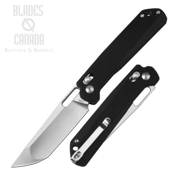 CJRB Bellona Crossbar Lock Folding Knife, AR-RPM9, G10 Black, J1947-BK