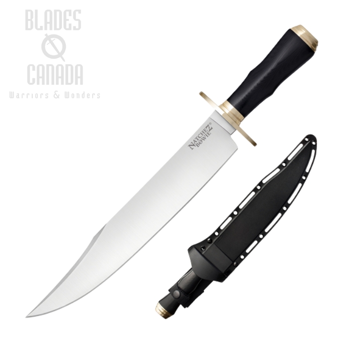 Cold Steel Natchez Bowie Fixed Blade Knife, CPM 3V, Hard Sheath, CS-16DN Cold Steel Natchez Bowie Fixed Blade Knife, CPM 3V, Hard Sheath, CS-16DN