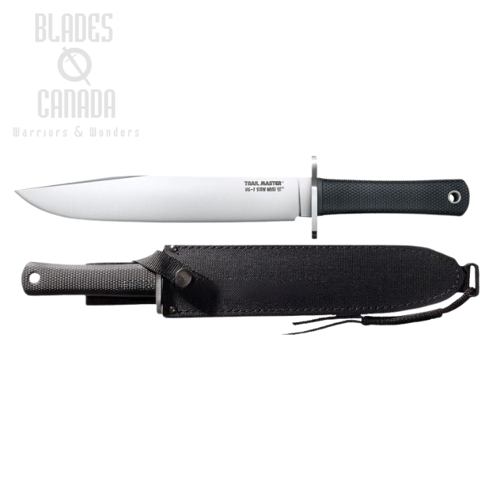 Cold Steel Trail Master Fixed Blade Knife, VG1-San Mai III, Cordura Sheath, 16JSM Cold Steel Trail Master Fixed Blade Knife, VG1-San Mai III, Cordura Sheath, 16JSM