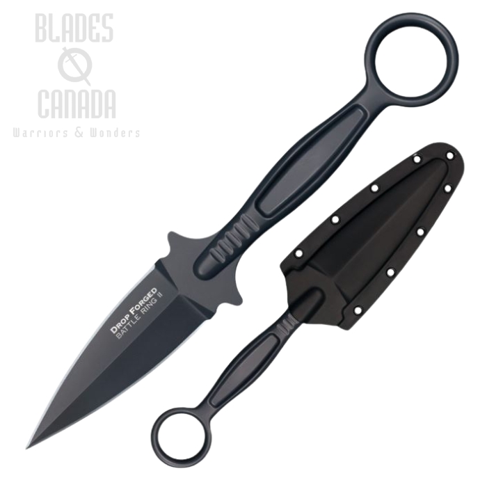 Cold Steel Drop Forged Battle Ring 2, 52100 Carbon, Secure-Ex Sheath, CS-36MF Cold Steel Drop Forged Battle Ring 2, 52100 Carbon, Secure-Ex Sheath, CS-36MF