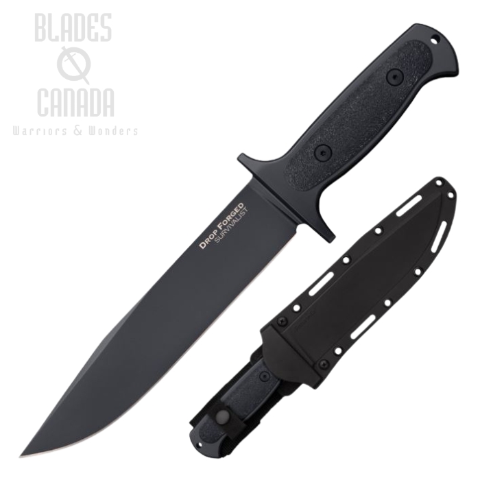 Cold Steel Drop Forged Survivalist Fixed Blade Knife, 52100 Carbon, Secure-Ex Sheath, 36MH (image for) Cold Steel Drop Forged Survivalist Fixed Blade Knife, 52100 Carbon, Secure-Ex Sheath, 36MH