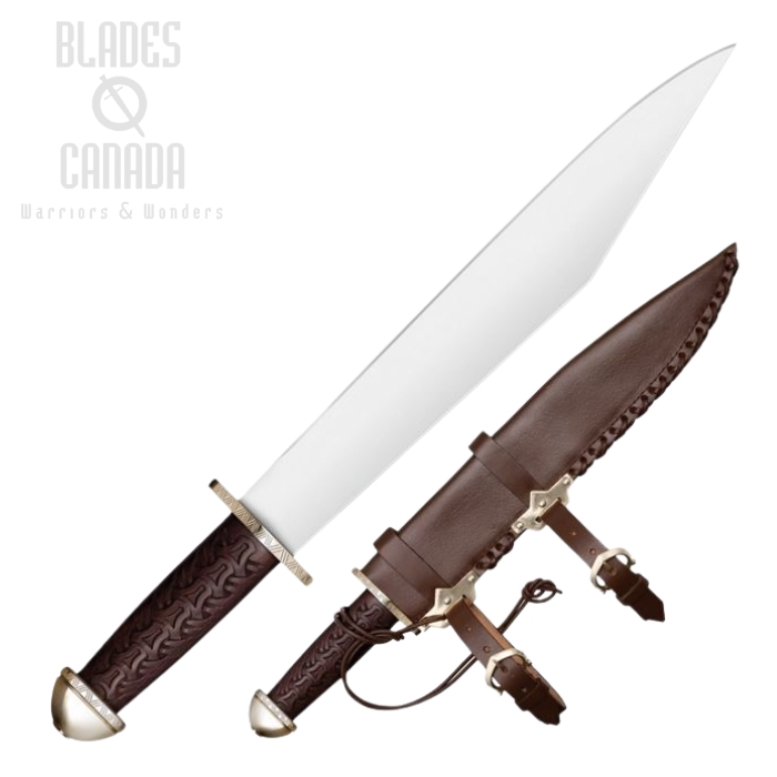 Cold Steel Viking Chieftan's Sax, 1055 Carbon Steel, 88HUK (image for) Cold Steel Viking Chieftan's Sax, 1055 Carbon Steel, 88HUK