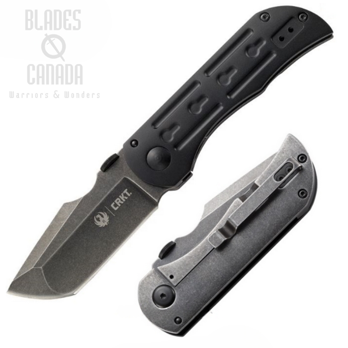 CRKT Ruger Incendiary Framelock Folding Knife, Aluminum Handle, R2000K