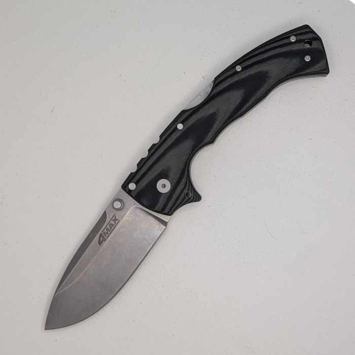 (Scratch & Dent) Cold Steel 4-Max Elite Folding Knife, S35VN, G10 Black/Green, CS-62RMA (image for) (Scratch & Dent) Cold Steel 4-Max Elite Folding Knife, S35VN, G10 Black/Green, CS-62RMA