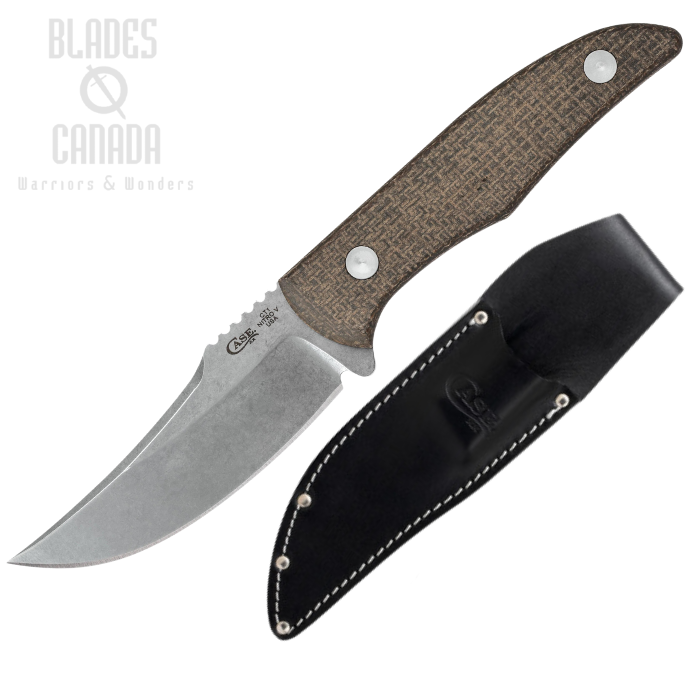 Case CT Hunter Fixed Blade Knife, Nitro-V CT1 , Micarta OD Grene, 76935