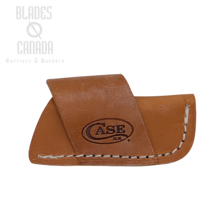 Case Side-Draw Brown Leather Belt Sheath, 40148