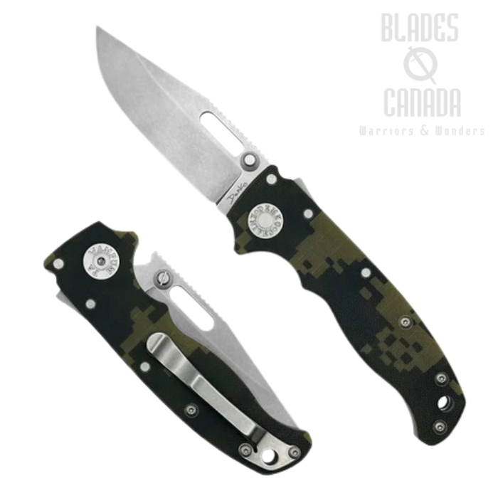 Demko AD20.5 Shark Lock Folding Knife, S35VN Clip Point, Digi Camo, 096322