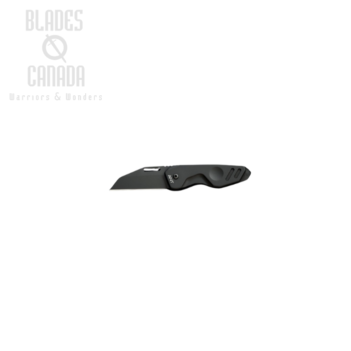 Extrema Ratio Ant Framelock Folding Knife, N690 Black, Black Handle