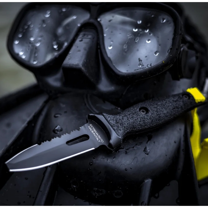 Extrema Ratio DICOK TS Fixed Blade Knife, N690 Black, Nylon Black, Kydex Sheath (image for) Extrema Ratio DICOK TS Fixed Blade Knife, N690 Black, Nylon Black, Kydex Sheath