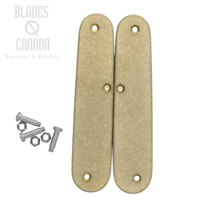 Flytanium Scales for Victorinox Cadet Swiss Army Knife, Brass, FLY-0813 Flytanium Scales for Victorinox Cadet Swiss Army Knife, Brass, FLY-0813