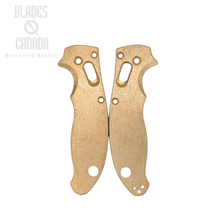 Flytanium Co. Spyderco Manix 2 Scales - Brass, FLY582