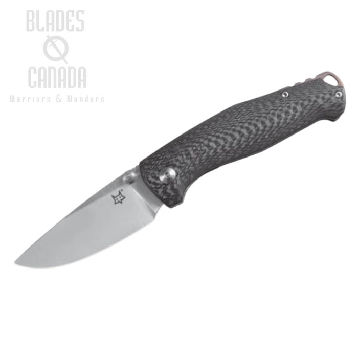 Fox Italy TUR Folding Knife, Elmax Blade, Carbon Fiber, FX-528