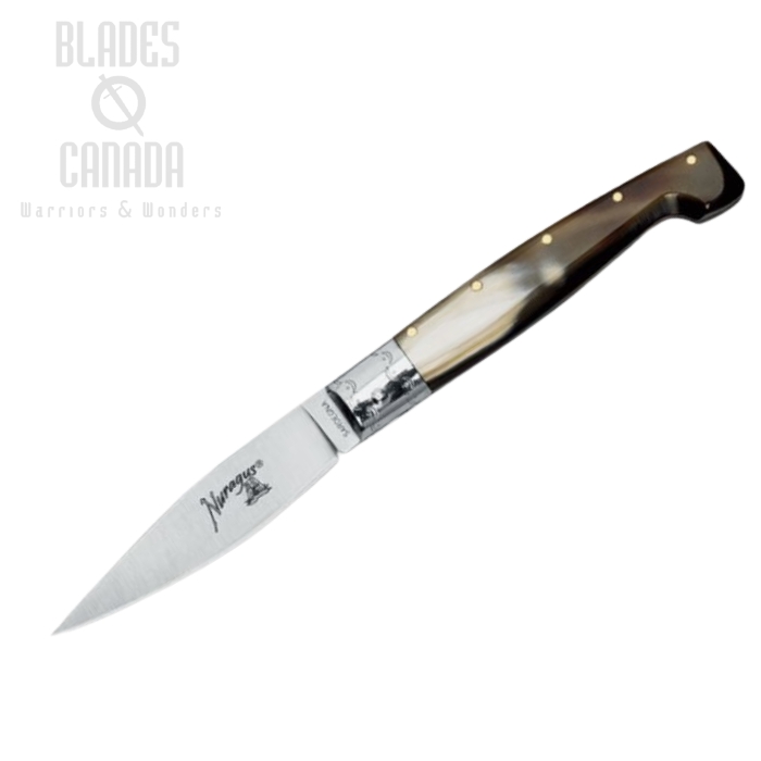 Fox Italy Nuragus Folding Knife, 420C, Cattle Horn, 560/20 (image for) Fox Italy Nuragus Folding Knife, 420C, Cattle Horn, 560/20