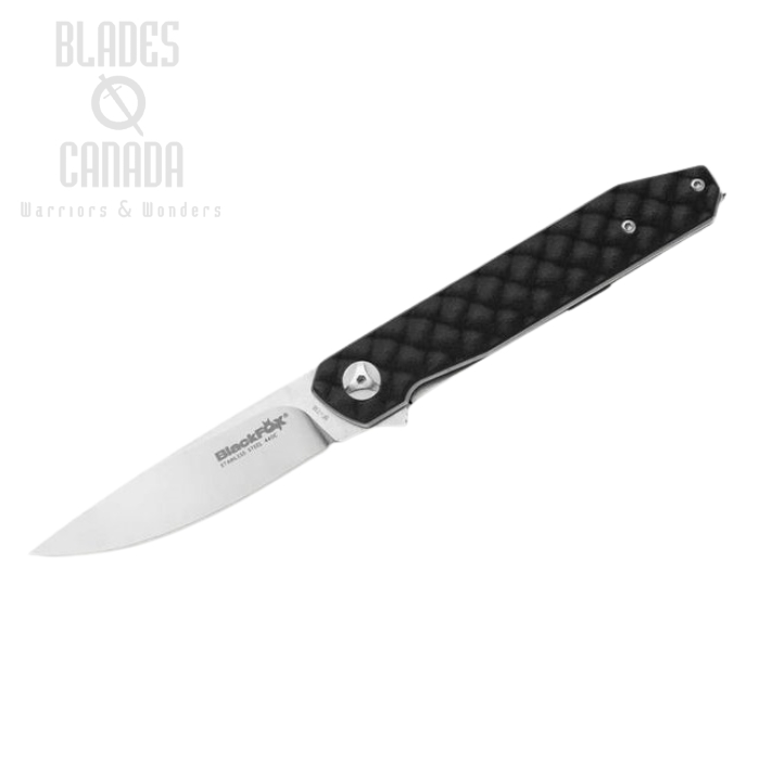 Blackfox Reloaded Flipper Folding Knife, 440C, G10 Black BF-736 (image for) Blackfox Reloaded Flipper Folding Knife, 440C, G10 Black BF-736