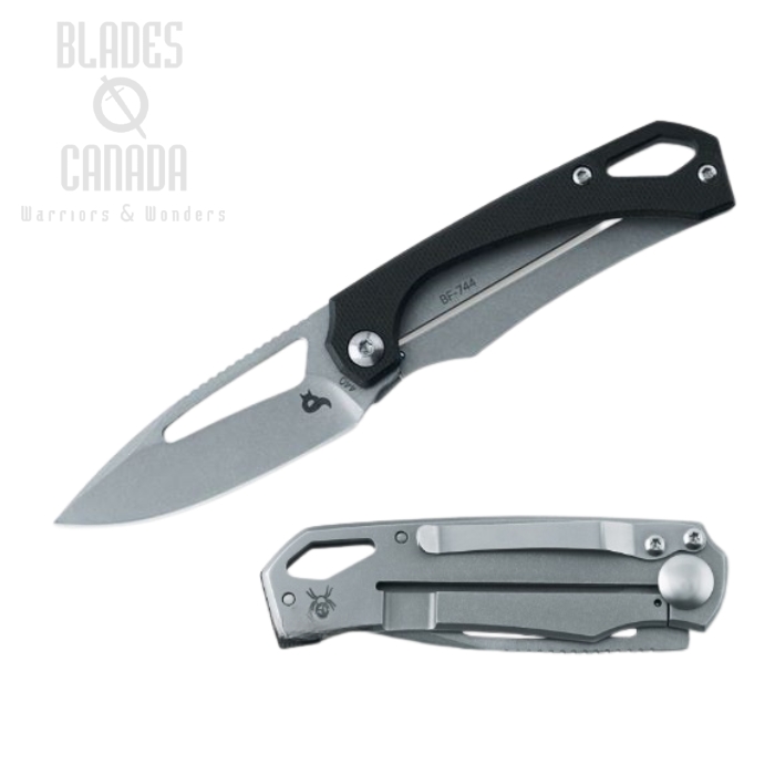 BlackFox Racli Framelock Folding Knife, 440C, G10 Black, BF-744 (image for) BlackFox Racli Framelock Folding Knife, 440C, G10 Black, BF-744