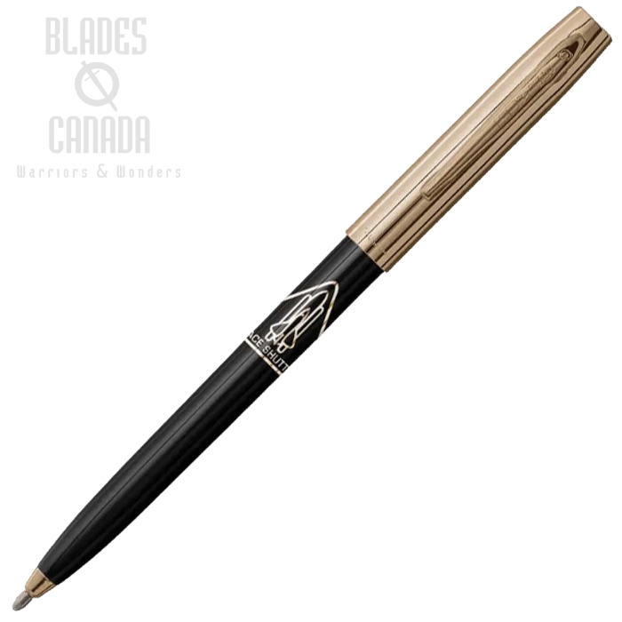 Fisher Space Pen Cap-O-Matic Space Pen, Black/Gold Cap, Medium Point, S294G (image for) Fisher Space Pen Cap-O-Matic Space Pen, Black/Gold Cap, Medium Point, S294G