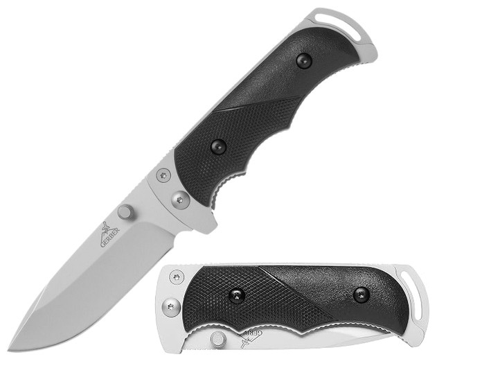 Gerber Freeman Folding Knife, Stainless Steel, TacHide Handle, G0591 (image for) Gerber Freeman Folding Knife, Stainless Steel, TacHide Handle, G0591