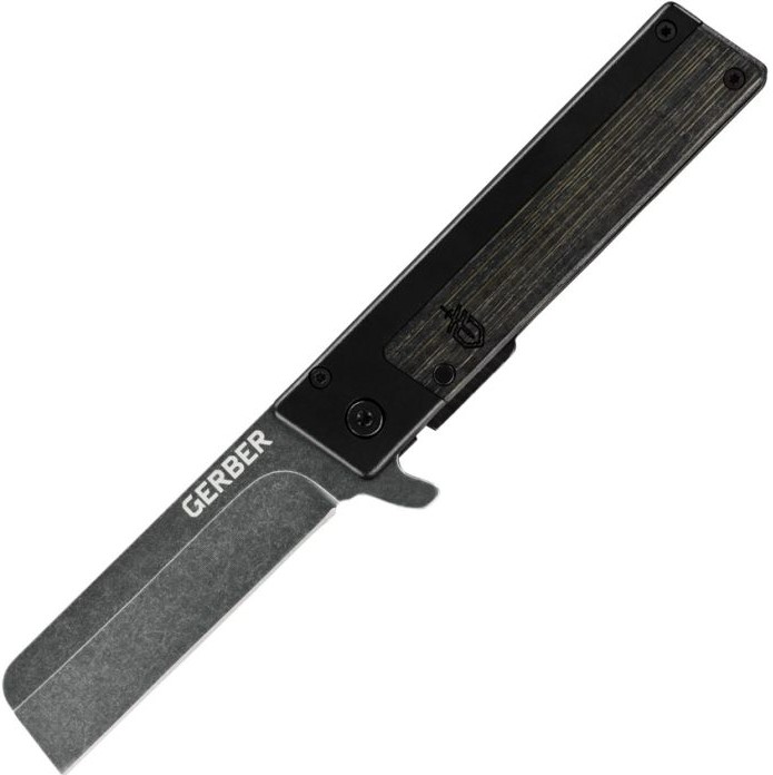 Gerber Quadrant Framelock Folding Knife, Bamboo Inlay, G1066486