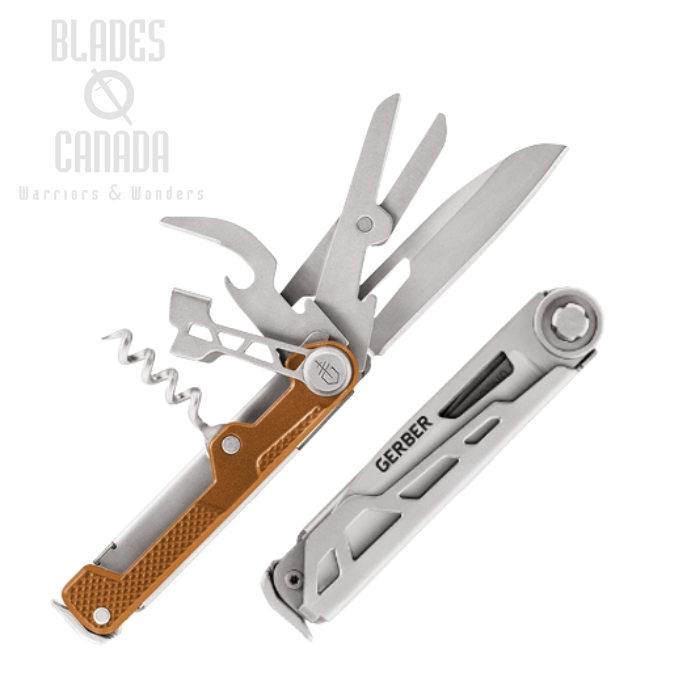 Gerber Armbar Cork Folding Knife/Multi-Tool, Aluminum Orange, G3564 (image for) Gerber Armbar Cork Folding Knife/Multi-Tool, Aluminum Orange, G3564