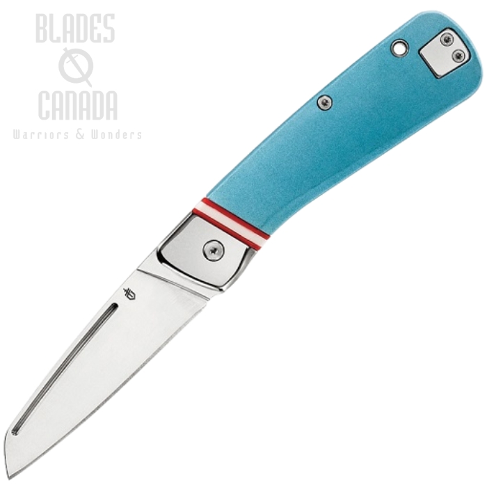 Gerber Straightlace Slipjoint Folding Knife, Aluminum Blue, G1699 (image for) Gerber Straightlace Slipjoint Folding Knife, Aluminum Blue, G1699