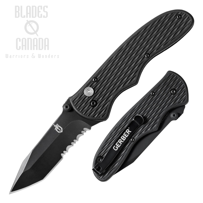 Gerber FAST Draw Folding Knife, Assisted Opening, Nylon Black, G1751