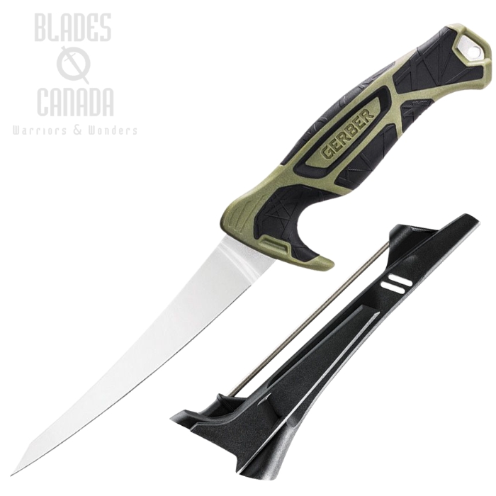 Gerber Controller Fillet System, Stainless, GRN Black/Green, G3338