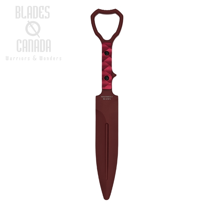 Halfbreed CCK-01 XL Fixed Blade Trainer, Aluminum Red