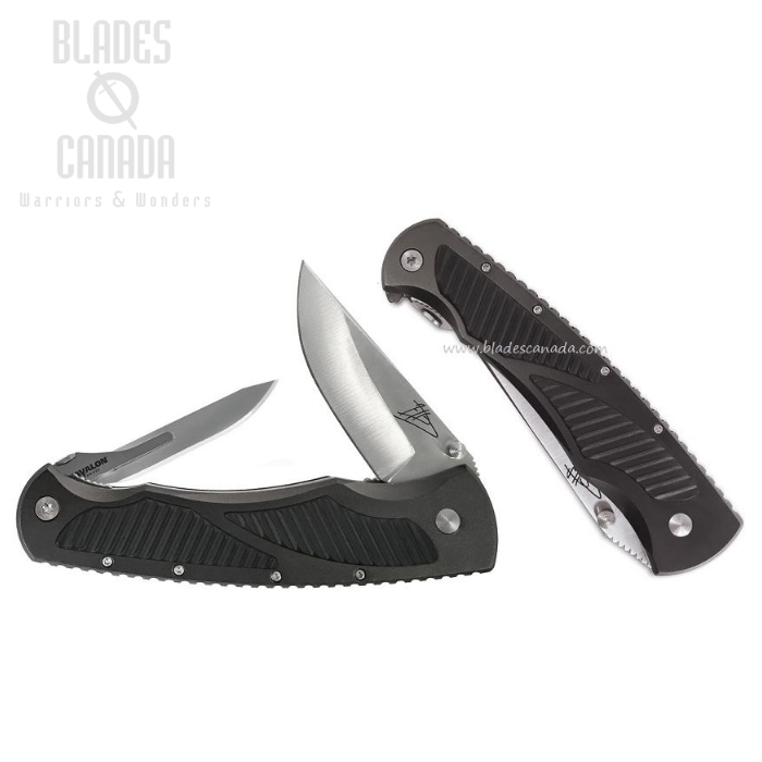 Havalon Titan Pro TABB Folding Knife, Aluminum Black, TABB