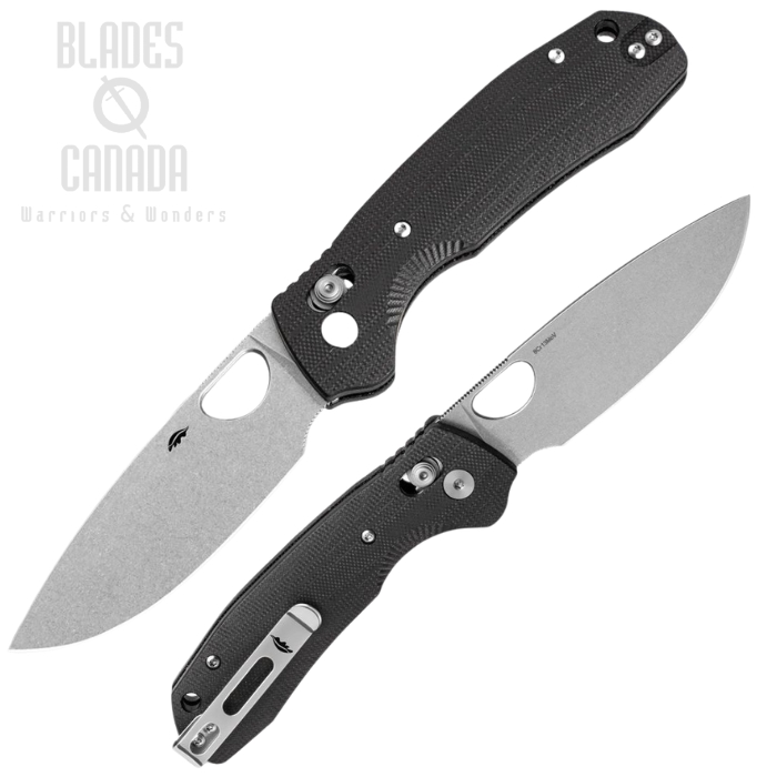 Honey Badger Crossbolt Lock LE Folding Knife, Stonewash Blade, G10 Black, HB6051 (image for) Honey Badger Crossbolt Lock LE Folding Knife, Stonewash Blade, G10 Black, HB6051