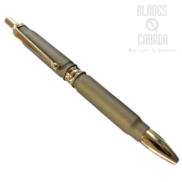 High Caliber Click Bullet Pen Burnt Bronze - Gold (image for) High Caliber Click Bullet Pen Burnt Bronze - Gold