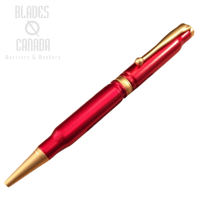 High Caliber 308 Anodized Red Powder Coated Pen - Black (image for) High Caliber 308 Anodized Red Powder Coated Pen - Black