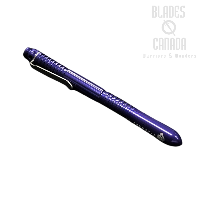 Hinderer Extreme Duty Aluminum Pen Purple Polished (image for) Hinderer Extreme Duty Aluminum Pen Purple Polished