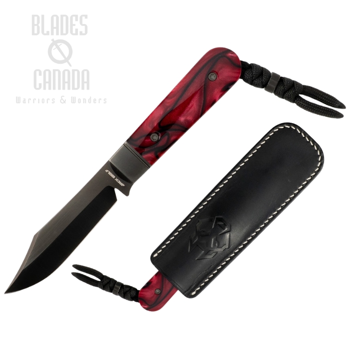 (Coming Soon) Jack Wolf Backwoods FIXedc Fixed Blade Knife, S90V Black DLC, Kirinite True Blood, BACKW-FX-01-KIR-TRU-BLD (Coming Soon) Jack Wolf Backwoods FIXedc Fixed Blade Knife, S90V Black DLC, Kirinite True Blood, BACKW-FX-01-KIR-TRU-BLD
