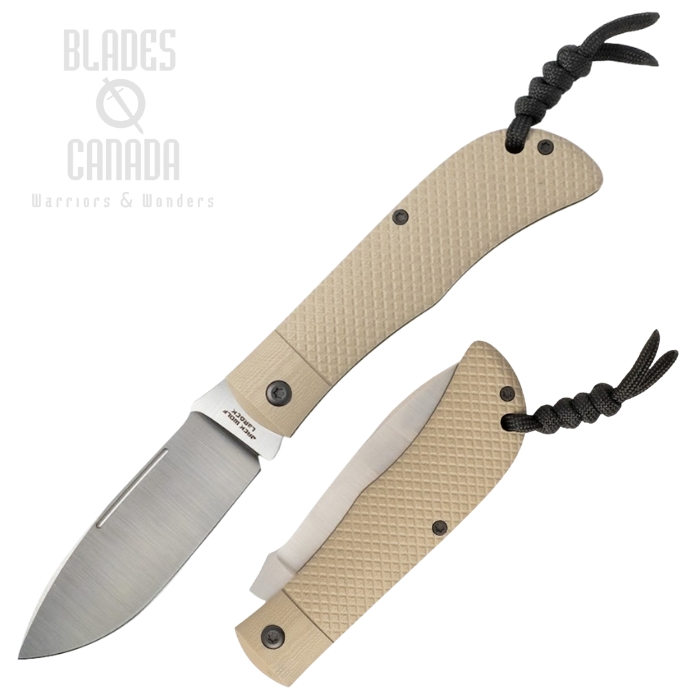 Jack Wolf Timber Jack Slipjoint Folding Knife, 154CM Satin, G10 FDE Cross Hatch, TIMBE-01-G10-FDE-CH (image for) Jack Wolf Timber Jack Slipjoint Folding Knife, 154CM Satin, G10 FDE Cross Hatch, TIMBE-01-G10-FDE-CH