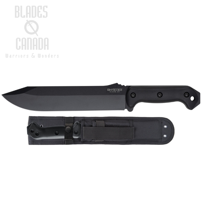 Ka-Bar Becker Combat Bowie Fixed Blade Knife, 1095 Cro-Van, Cordura Sheath, BK9