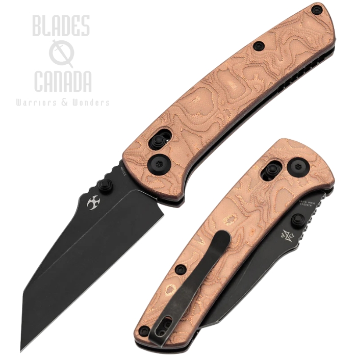 Kansept Main Street Crossbar Lock Folding Knife, S35VN Blackwash, G10 Copper, K1015V2 Kansept Main Street Crossbar Lock Folding Knife, S35VN Blackwash, G10 Copper, K1015V2