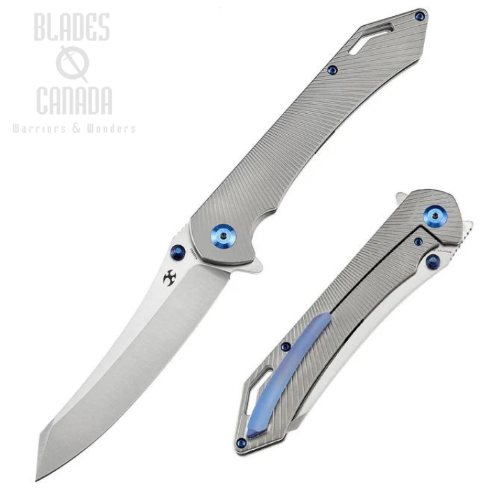 Kansept Colibri Flipper Framelock Knife, CPM S35VN, Titanium, K1060A1