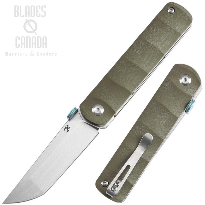 Kansept BTF Folding Knife, CPM S35VN SW, G10 Green, K1064A1