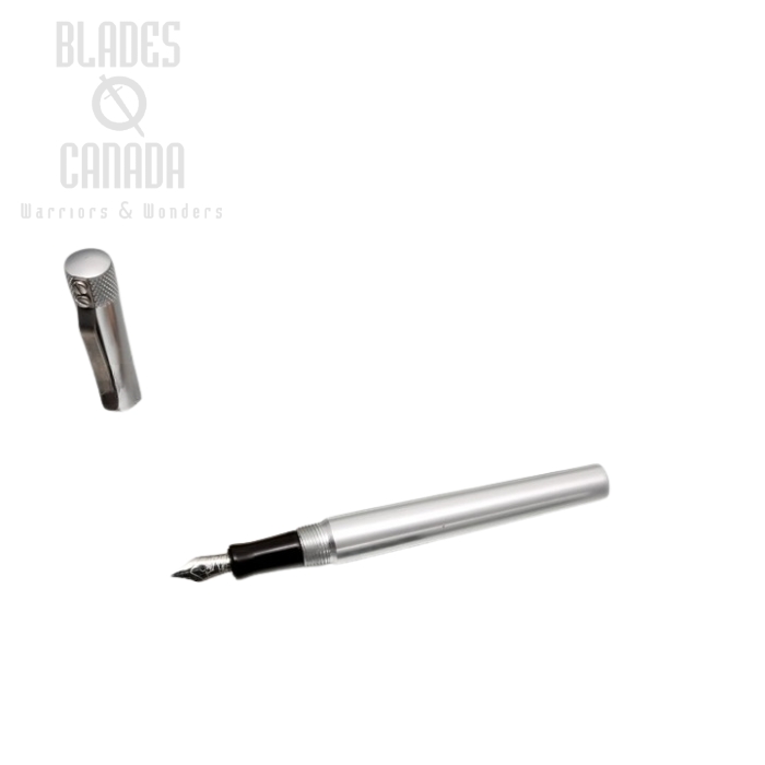 Karas Kustoms Fountain K Aluminum - Silver Body/Black Grip (image for) Karas Kustoms Fountain K Aluminum - Silver Body/Black Grip