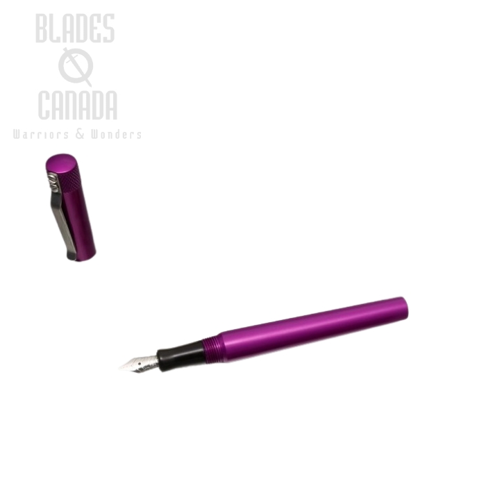 Karas Kustoms Fountain K Aluminum - Violet Body/Black Grip (image for) Karas Kustoms Fountain K Aluminum - Violet Body/Black Grip